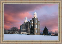 Load image into Gallery viewer, Logan Utah Pink Winter Sunset

