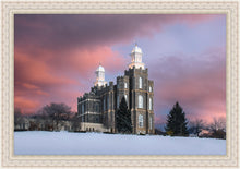 Load image into Gallery viewer, Logan Utah Pink Winter Sunset
