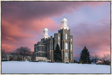 Load image into Gallery viewer, Logan Utah Pink Winter Sunset
