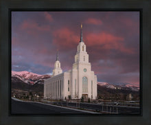 Load image into Gallery viewer, Layton Utah Pink Winter Sunset
