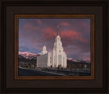 Load image into Gallery viewer, Layton Utah Pink Winter Sunset
