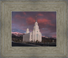 Load image into Gallery viewer, Layton Utah Pink Winter Sunset
