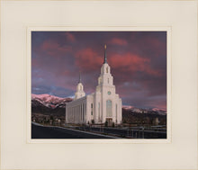 Load image into Gallery viewer, Layton Utah Pink Winter Sunset
