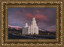 Load image into Gallery viewer, Layton Utah Pink Winter Sunset

