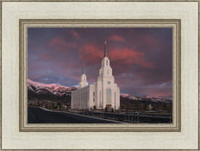 Load image into Gallery viewer, Layton Utah Pink Winter Sunset
