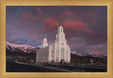Load image into Gallery viewer, Layton Utah Pink Winter Sunset
