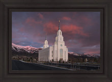 Load image into Gallery viewer, Layton Utah Pink Winter Sunset
