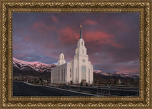 Load image into Gallery viewer, Layton Utah Pink Winter Sunset
