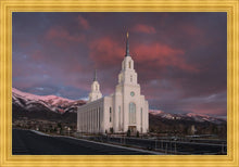 Load image into Gallery viewer, Layton Utah Pink Winter Sunset
