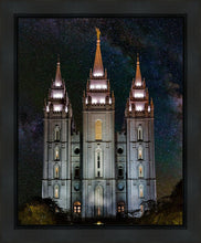 Load image into Gallery viewer, Salt Lake Temple Milky Way Vertical
