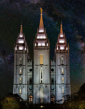 Load image into Gallery viewer, Salt Lake Temple Milky Way Vertical
