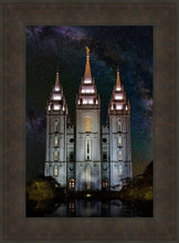 Load image into Gallery viewer, Salt Lake Temple Milky Way Vertical
