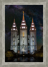 Load image into Gallery viewer, Salt Lake Temple Milky Way Vertical
