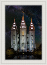 Load image into Gallery viewer, Salt Lake Temple Milky Way Vertical
