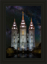 Load image into Gallery viewer, Salt Lake Temple Milky Way Vertical
