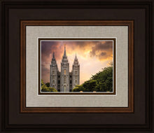 Load image into Gallery viewer, Salt Lake Temple Through the Clouds
