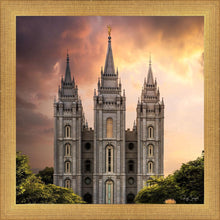 Load image into Gallery viewer, Salt Lake Temple Through the Clouds
