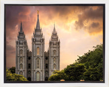 Load image into Gallery viewer, Salt Lake Temple Through the Clouds

