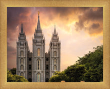 Load image into Gallery viewer, Salt Lake Temple Through the Clouds
