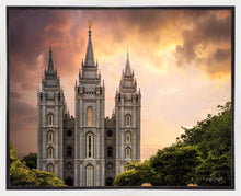 Load image into Gallery viewer, Salt Lake Temple Through the Clouds
