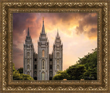 Load image into Gallery viewer, Salt Lake Temple Through the Clouds
