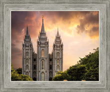 Load image into Gallery viewer, Salt Lake Temple Through the Clouds
