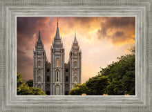 Load image into Gallery viewer, Salt Lake Temple Through the Clouds
