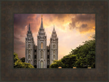 Load image into Gallery viewer, Salt Lake Temple Through the Clouds
