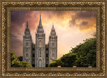 Load image into Gallery viewer, Salt Lake Temple Through the Clouds
