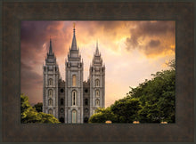 Load image into Gallery viewer, Salt Lake Temple Through the Clouds
