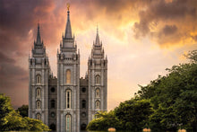 Load image into Gallery viewer, Salt Lake Temple Through the Clouds
