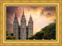 Load image into Gallery viewer, Salt Lake Temple Through the Clouds
