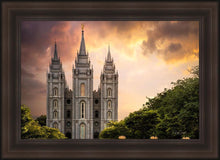 Load image into Gallery viewer, Salt Lake Temple Through the Clouds

