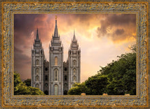 Load image into Gallery viewer, Salt Lake Temple Through the Clouds

