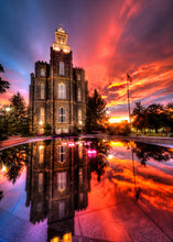 Load image into Gallery viewer, Logan Utah Fiery Sunset
