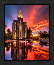 Load image into Gallery viewer, Logan Utah Fiery Sunset
