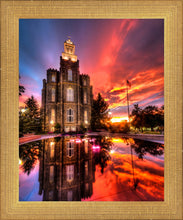 Load image into Gallery viewer, Logan Utah Fiery Sunset
