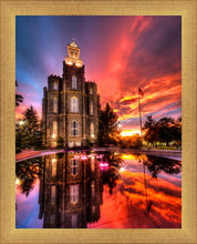 Load image into Gallery viewer, Logan Utah Fiery Sunset
