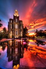 Load image into Gallery viewer, Logan Utah Fiery Sunset
