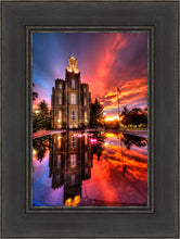 Load image into Gallery viewer, Logan Utah Fiery Sunset
