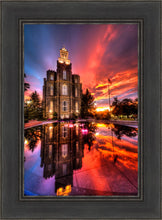 Load image into Gallery viewer, Logan Utah Fiery Sunset
