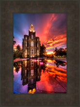Load image into Gallery viewer, Logan Utah Fiery Sunset
