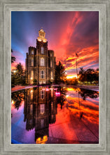 Load image into Gallery viewer, Logan Utah Fiery Sunset

