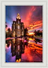 Load image into Gallery viewer, Logan Utah Fiery Sunset

