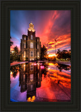 Load image into Gallery viewer, Logan Utah Fiery Sunset
