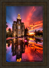 Load image into Gallery viewer, Logan Utah Fiery Sunset

