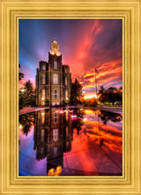 Load image into Gallery viewer, Logan Utah Fiery Sunset
