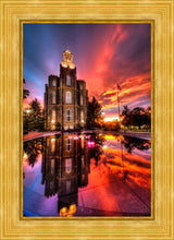 Load image into Gallery viewer, Logan Utah Fiery Sunset
