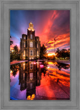 Load image into Gallery viewer, Logan Utah Fiery Sunset
