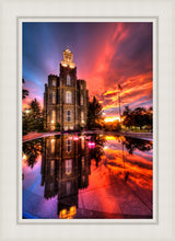 Load image into Gallery viewer, Logan Utah Fiery Sunset
